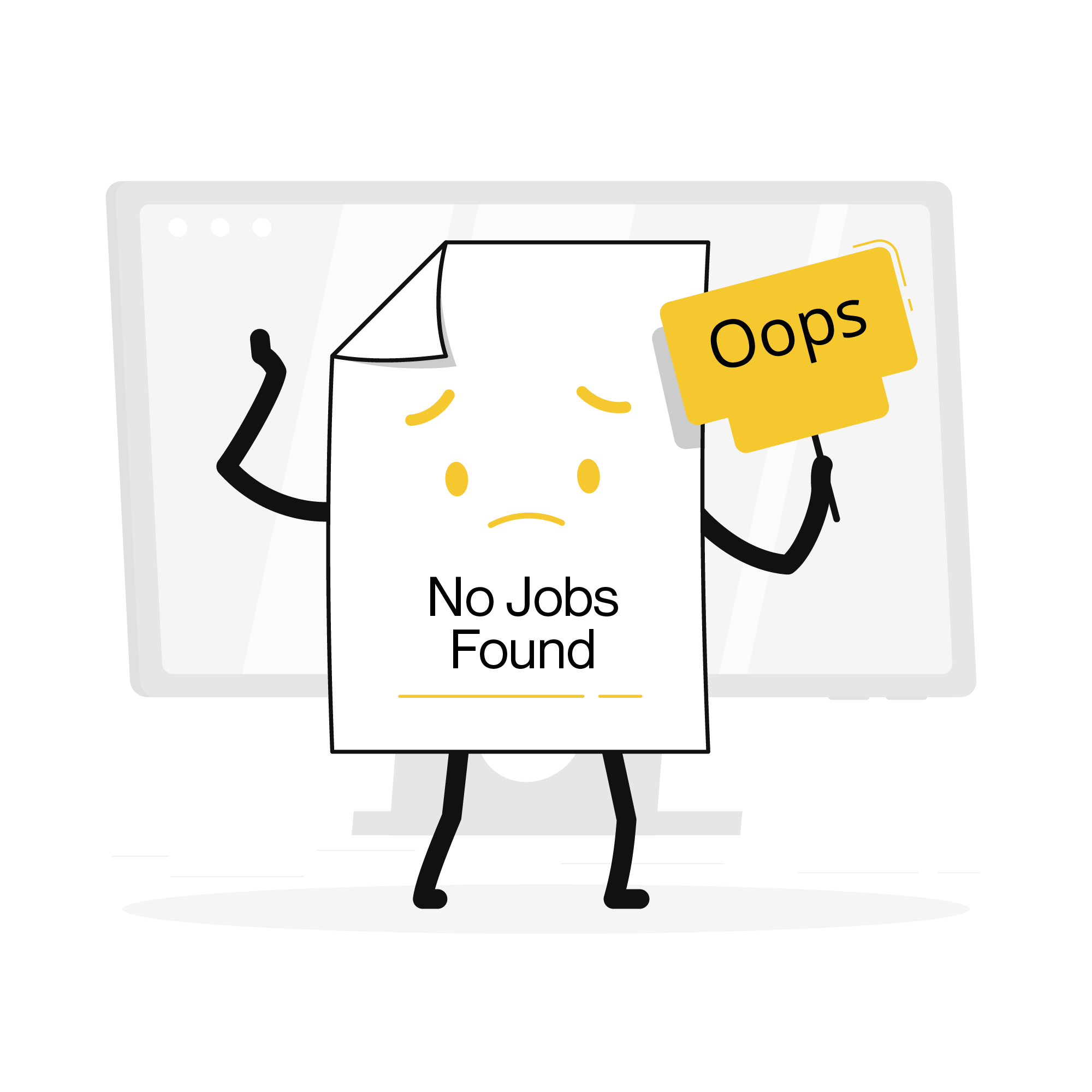 no jobs found